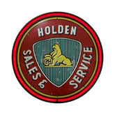 Beer Brand Signs - LARGE Holden Sales Service Lion Bar Garage Wall Light Sign RED Neon