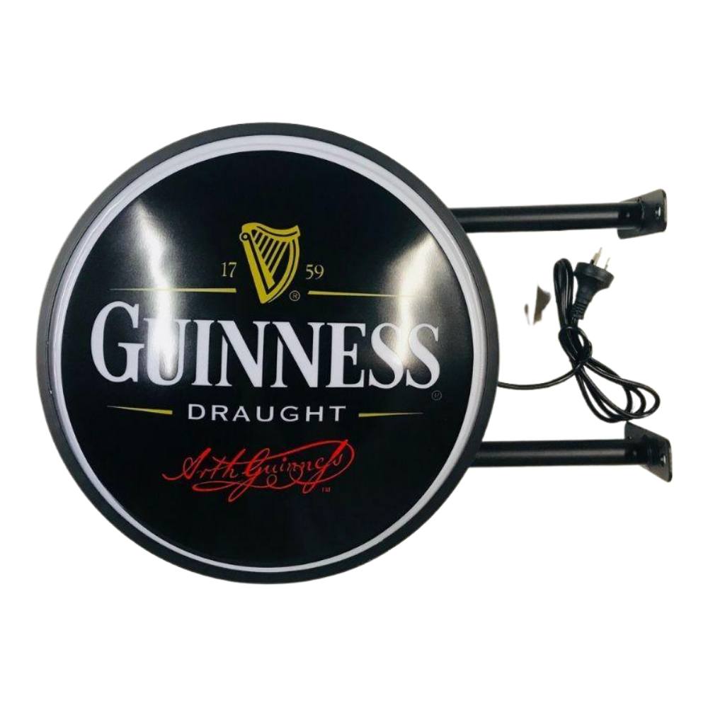 Guinness Draught Beer Bar Lighting Wall Sign Light LED