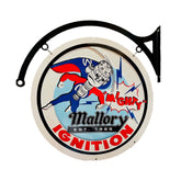 MASSIVE Mallory Ignition 1925 Metal Bar Wall Sign Man Cave Shed Garage
