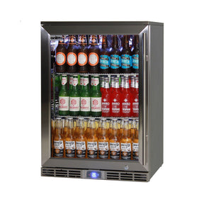 Bar Fridge - Rhino Alfresco Kitchen Glass Door Outdoor Bar Fridge Great For Cold Beer In Hot Climates