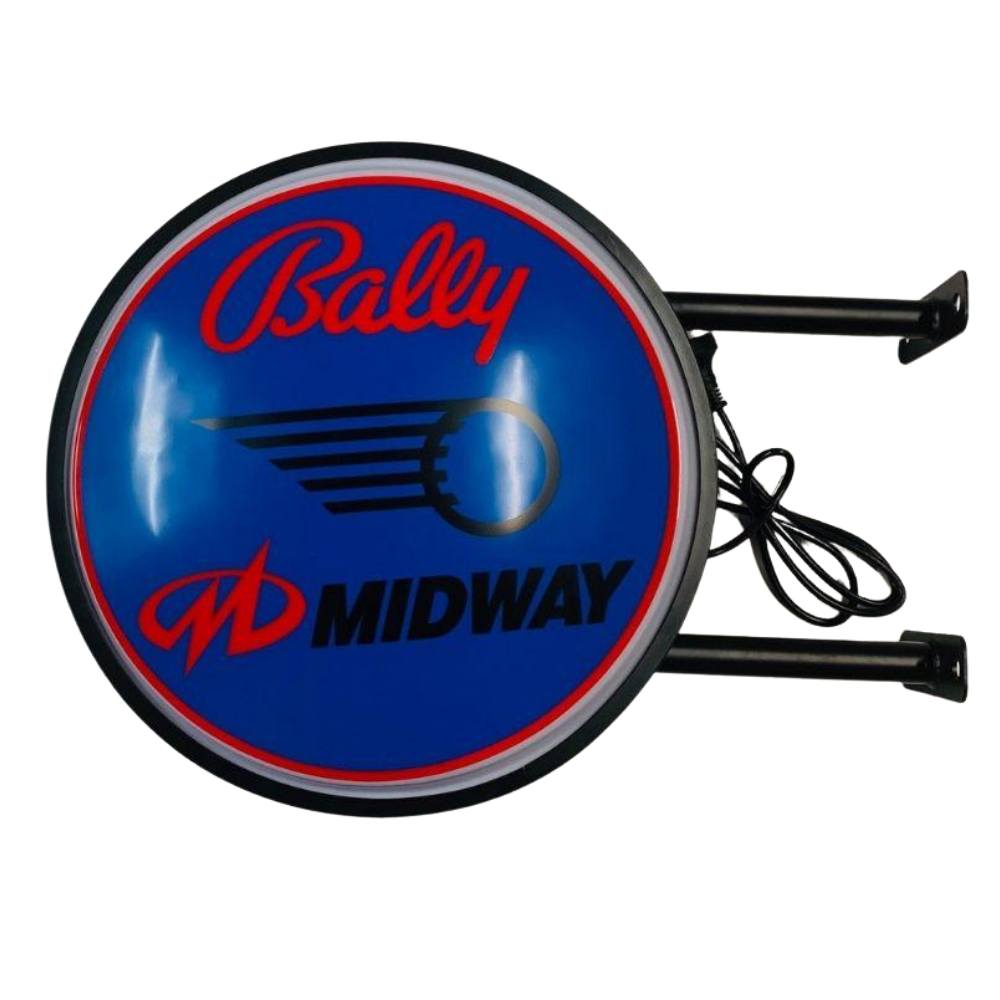 Beer Brand Signs - Bally Midway Pinball Machine Bar Lighting Wall Sign Light LED