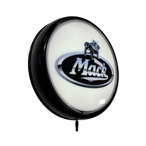 Beer Brand Signs - Mack Truck Semi Trailer LED Bar Lighting Wall Sign Light Button White/Black