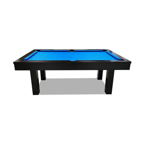 Pool Table - MACE 7FT Slate Pool Table For Dining Billiard Black/BLUE