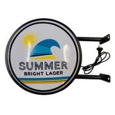 XXXX Summer Bright Lager Beer Bar Lighting Wall Sign Light LED