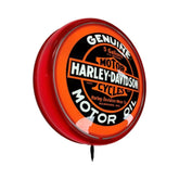 Beer Brand Signs - Harley Davidson Motor Oil LED Bar Lighting Wall Sign Light Button Red