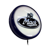 Beer Brand Signs - Mack Truck Semi Trailer LED Bar Lighting Wall Sign Light Button White/Blue