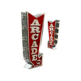 Beer Brand Signs - Man Cave Bar Arcade Video Games Tin Double Sided Wall Sign Light