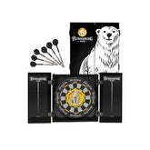 Bundy Bundaberg Rum Logo Bristle Dart Board And Cabinet Set + Darts