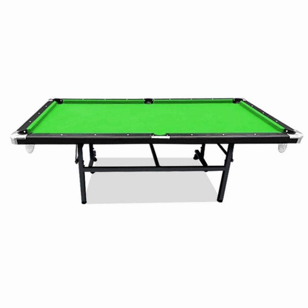 Pool Table - 7FT Green Foldable / Fold Away Pool Billiard Table Free Accessory