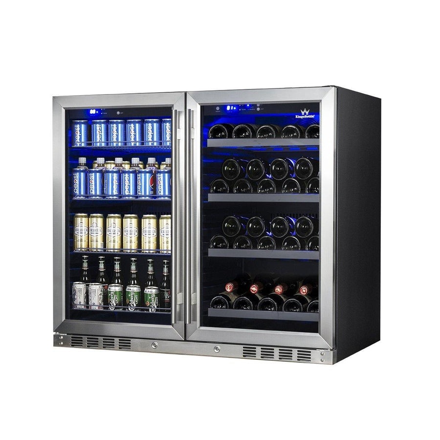 Wine Fridge - Under Bench Beer And Wine Fridge Combo