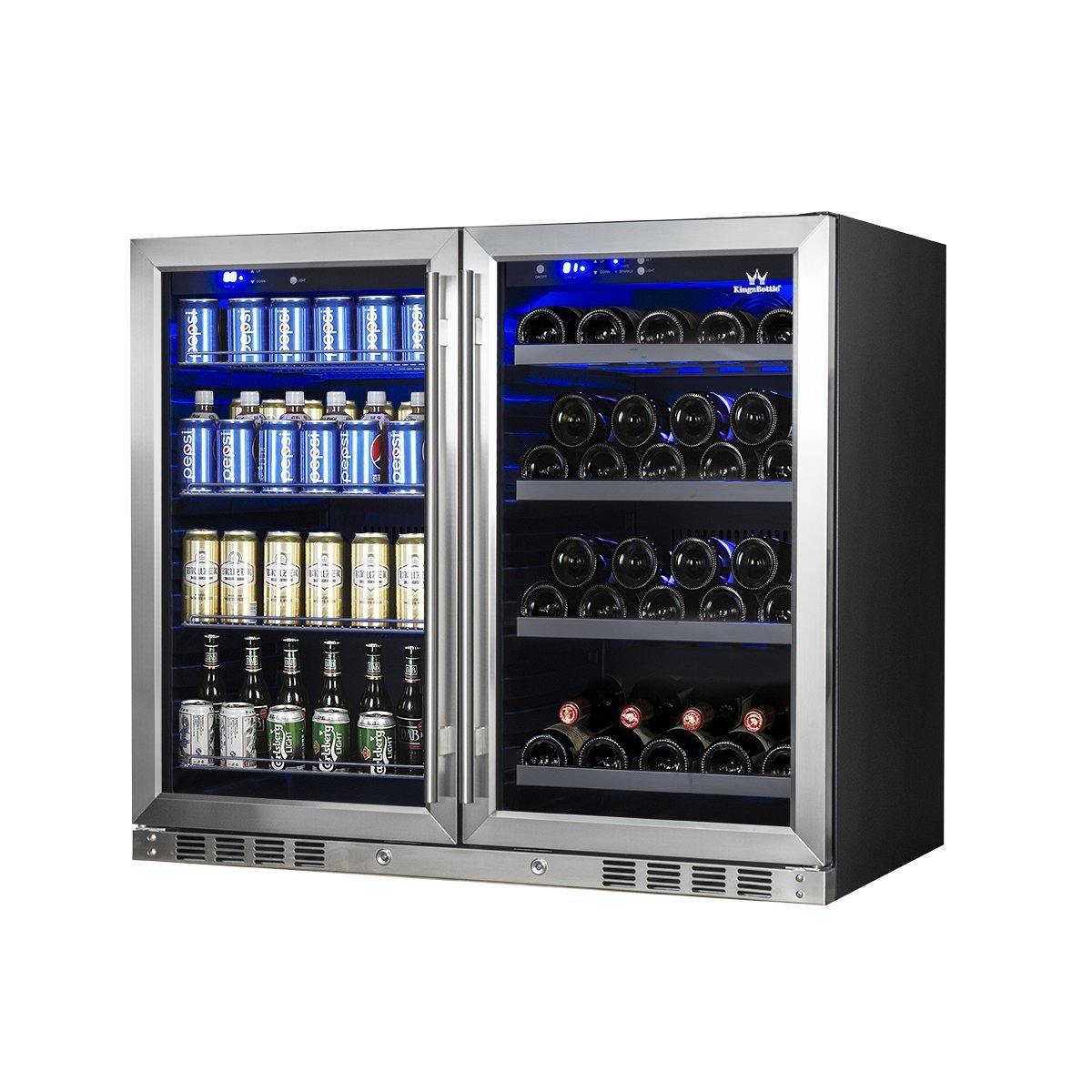 Wine Fridge - Under Bench Beer And Wine Fridge Combo