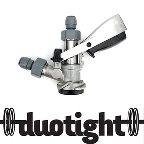 D-Type Keg Coupler - Full Stainless - duotight 5/8" to 8mm push in