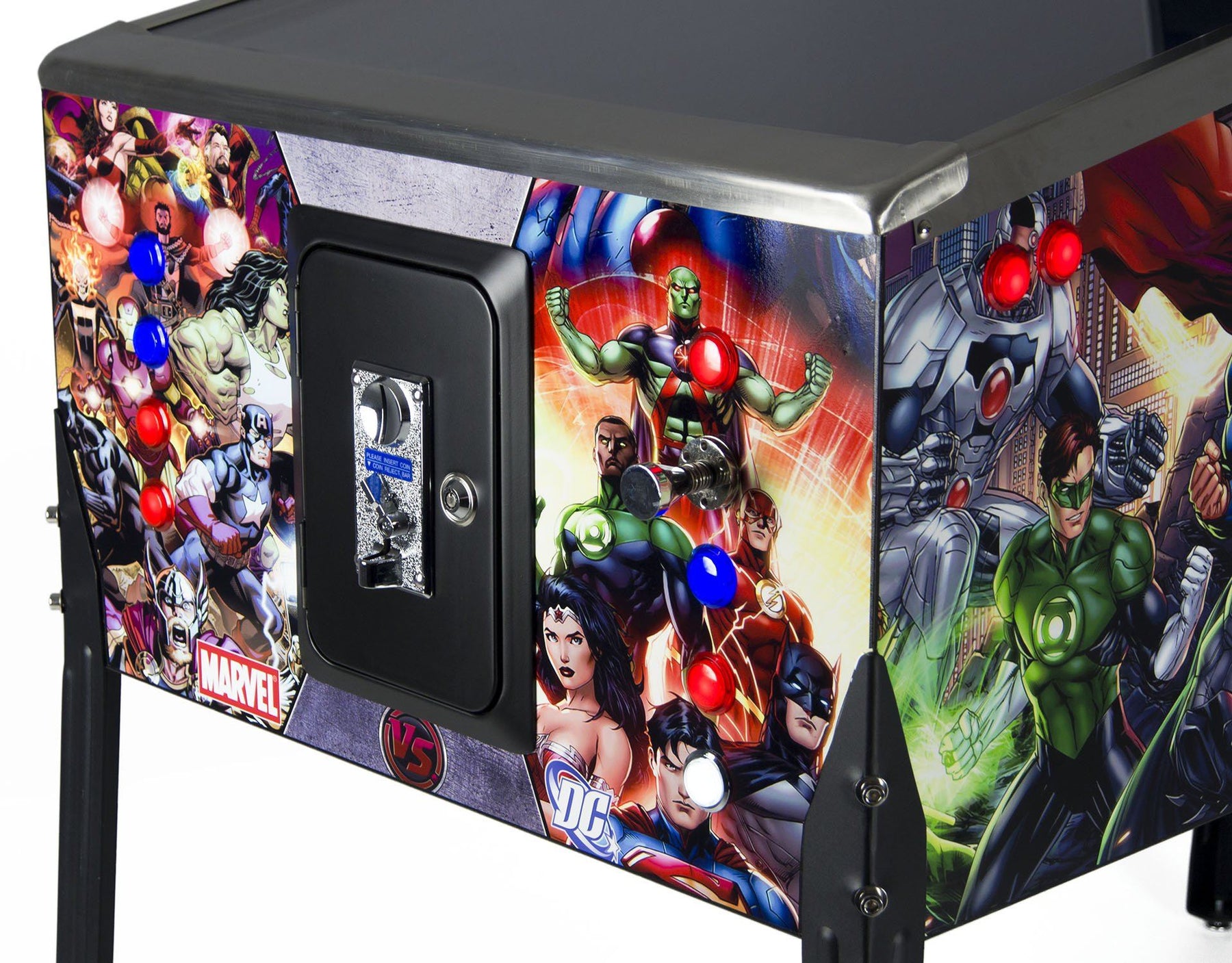 Pinball Machine - Marvel VS DC Virtual Pinball Machine 1080 Games Included