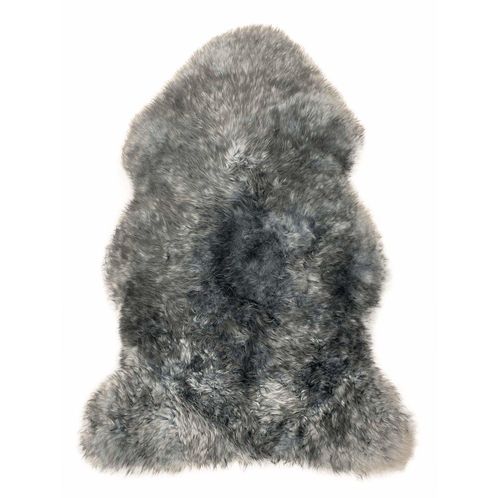 Indigo - XXL Grey Long Wool Rug - Australian Merino Sheepskin