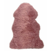 Lilac - XXL Pink Long Wool Rug - Australian Merino Sheepskin