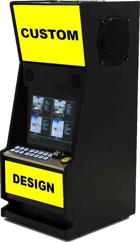 Custom-branded arcade machine