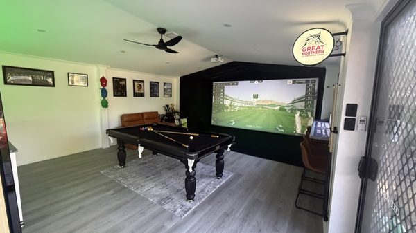 Games room photographed by Rhys Matsen
