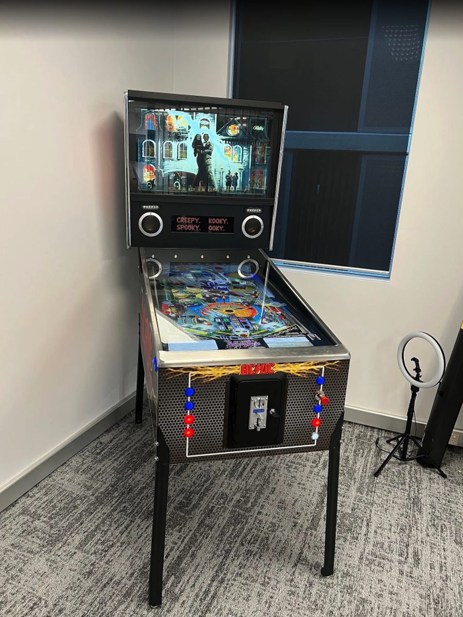 Games room photographed by Artie K