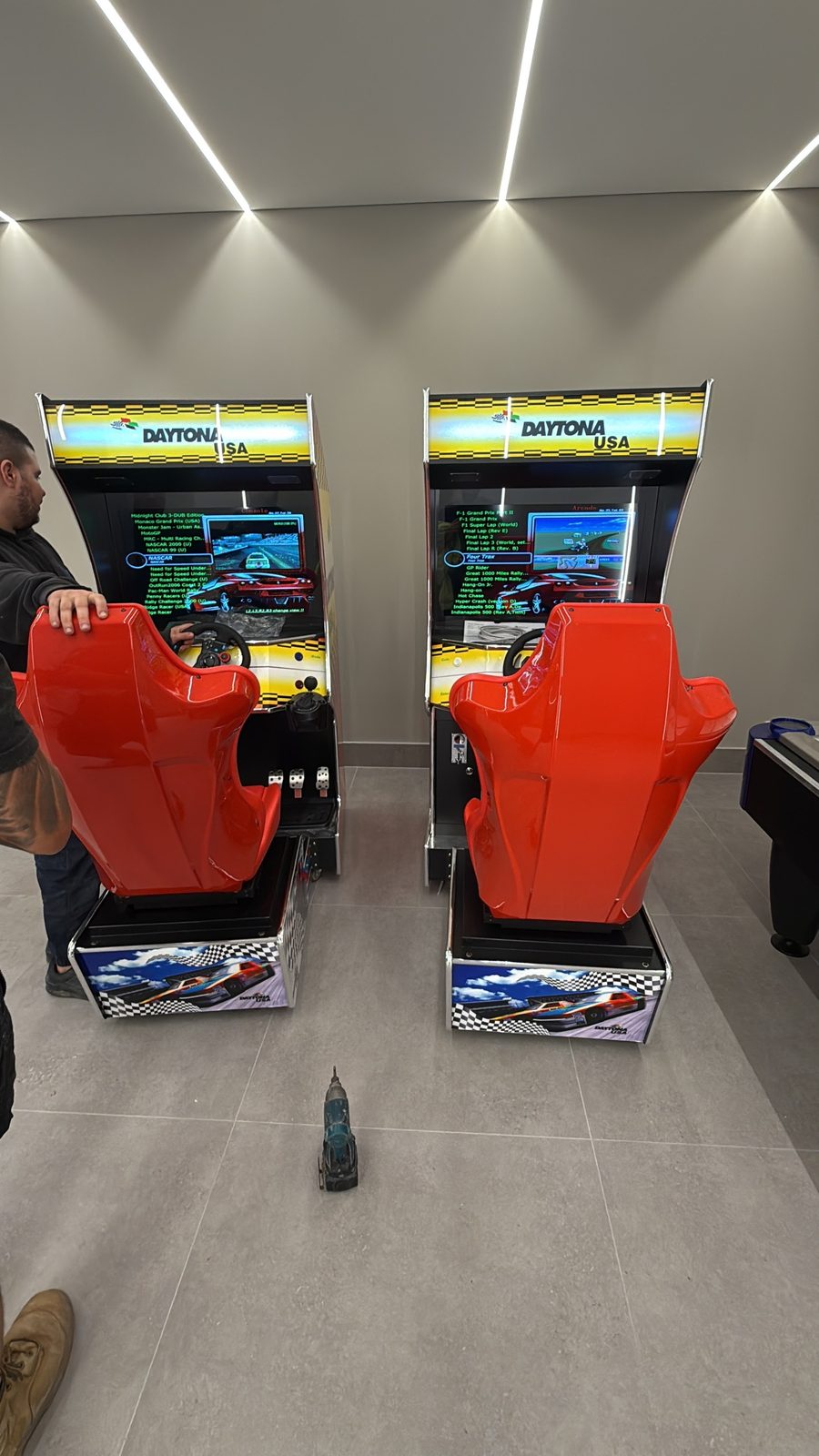 Customer arcade set-up 3